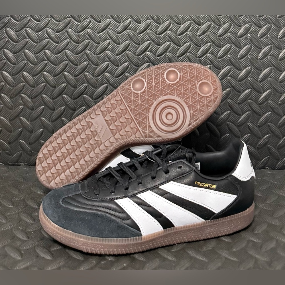 Adidas Predator Soccer Freestyle Shoes Black Sneakers ID3833 Mens Size 8